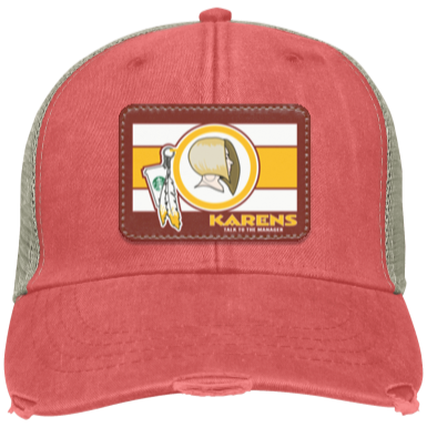 Washington Karens Football Distressed Ollie Cap