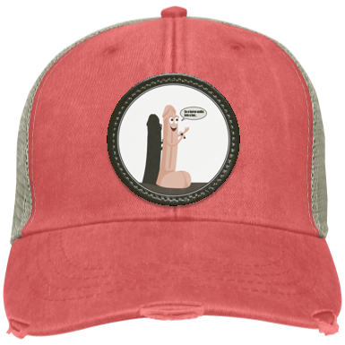 Dick Joke Distressed Ollie Cap