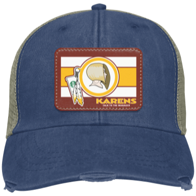Washington Karens Football Distressed Ollie Cap