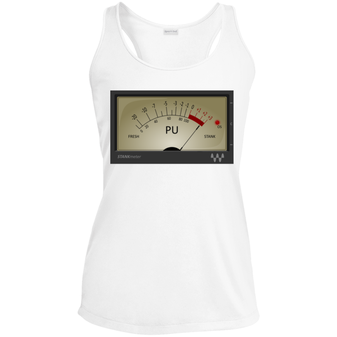 Stankmeter Ladies Performance Racerback Tank – MemeTownTees