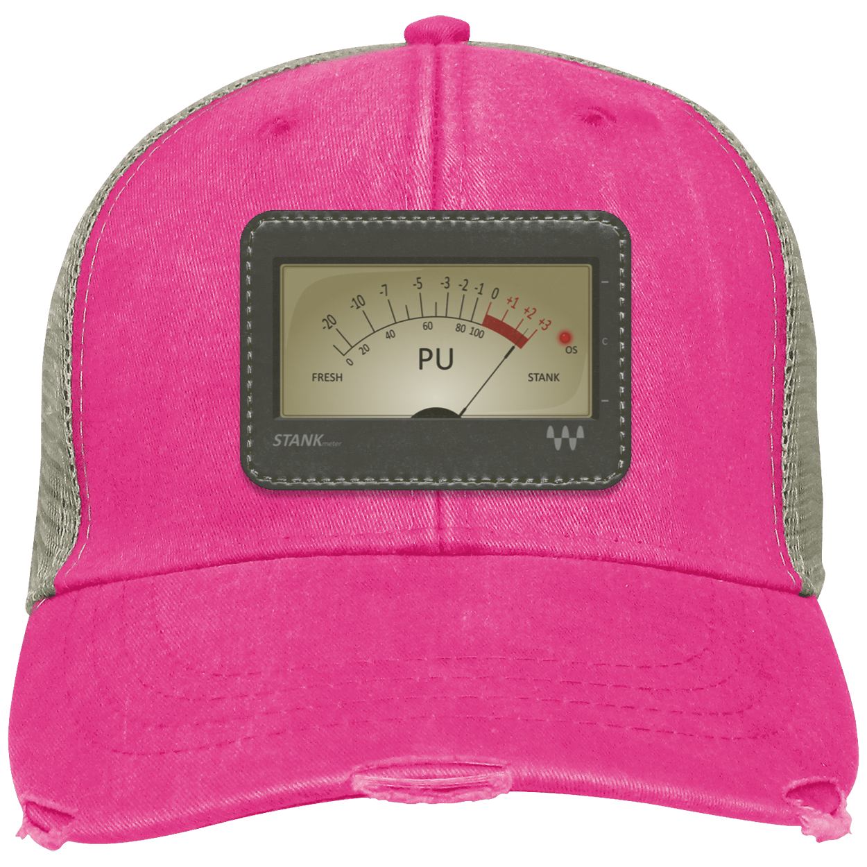 Stankmeter Distressed Ollie Cap – MemeTownTees