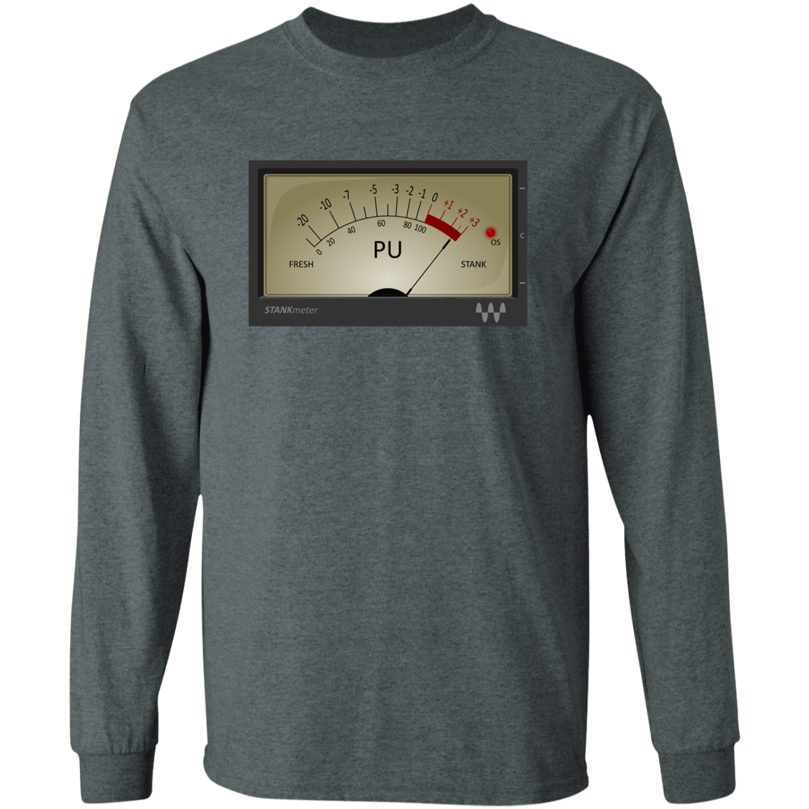 Stankmeter LS T-Shirt – MemeTownTees